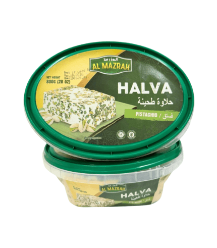 HV25A-Al Mazrah Halva W Pistachio 12/400 g
