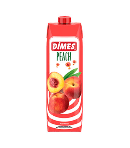 DK100D Dimes Peach Nectar Tetrapack 12/1lt