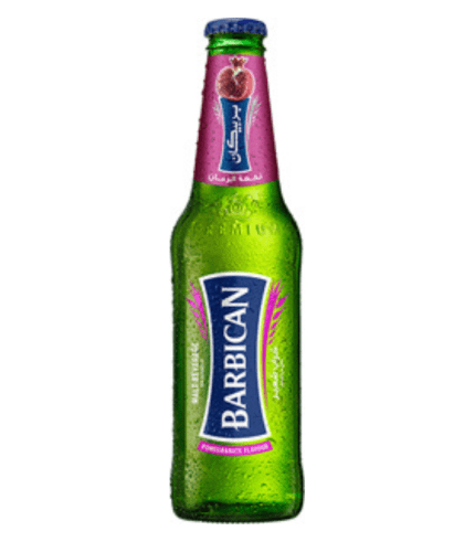 DK1180 Barbican Pomegranate Non Alcoholic Drink 4x6x11.1 Fl oz