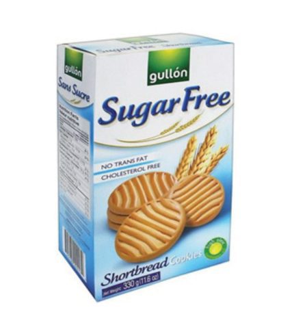 CB8018 Gullon Sugar Free Shortbread Cookies15x11.63oz (329g) Box