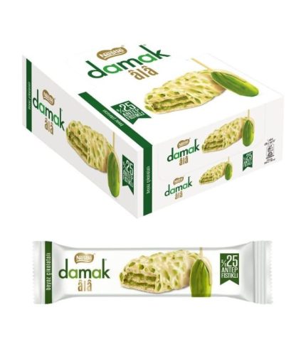 SW20W-Nestle Damak Ala White Chocolate With Pistachio 12/30g