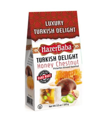 SW8191 Hazerbaba Turkish Dlght Honey Chnut,MixNut 4x6x3.5ox(100g)Pouc