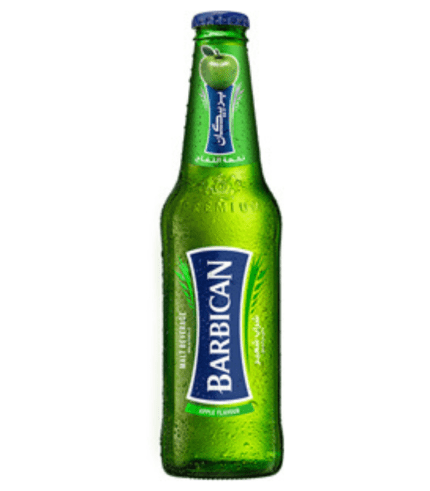 DK1182A Barbican Apple Non-Alcoholic Drink 4x6x11.1 Fl oz