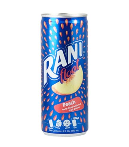 DK1166 Rani Float Pulp Juice Peach 4X6X8 FL OZ
