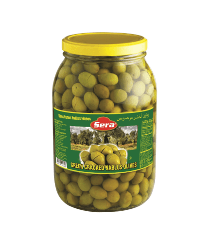 OV20B Sera Natural Green Cracked Olives-Nablus 6/2000CC