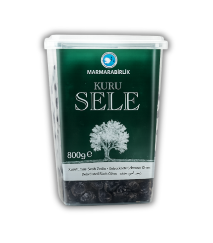 OV10-MB Gemlik Black Olive Kuru Sele 6/800gr