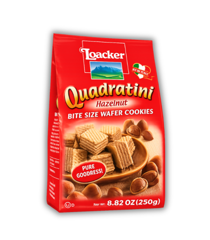 14300-Loacker Quadratini 250gX6 Hazelnut