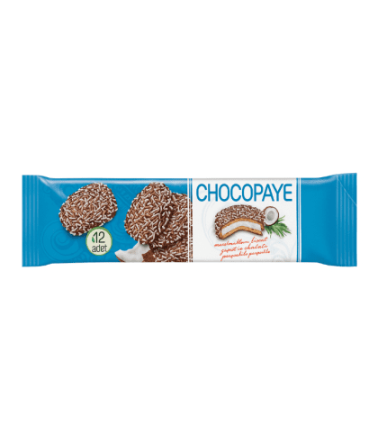 CB18B Simsek Chocopaye Marshmallow Cookies Coconut 12x216g