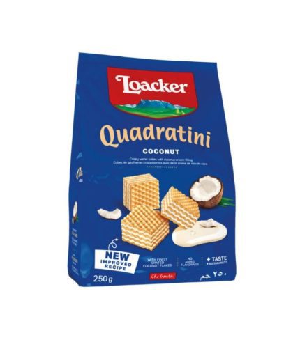 14307 Loacker Quadratini 250gX6 coconut