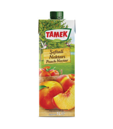 DK3682 Tamek Peach Juice 12x0.3gl (1lt) Box