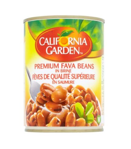 BN01-California Garden Plain Fava Beans 24/450g