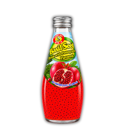 DK15B – H.B. Basil Seed W/Pomegranate Drink 24 x 290 ml