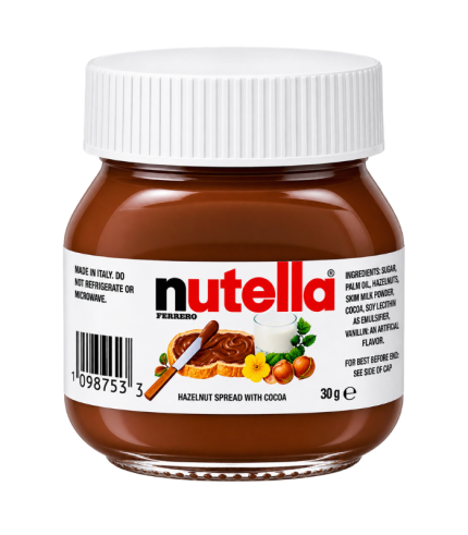 HZ02 – Nutella Mini Jars 64 x 25g