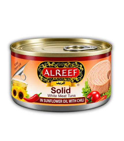 M06- Alreef Solid White Meat Tuna In Sunflower Oil W/Chili 84Pc
